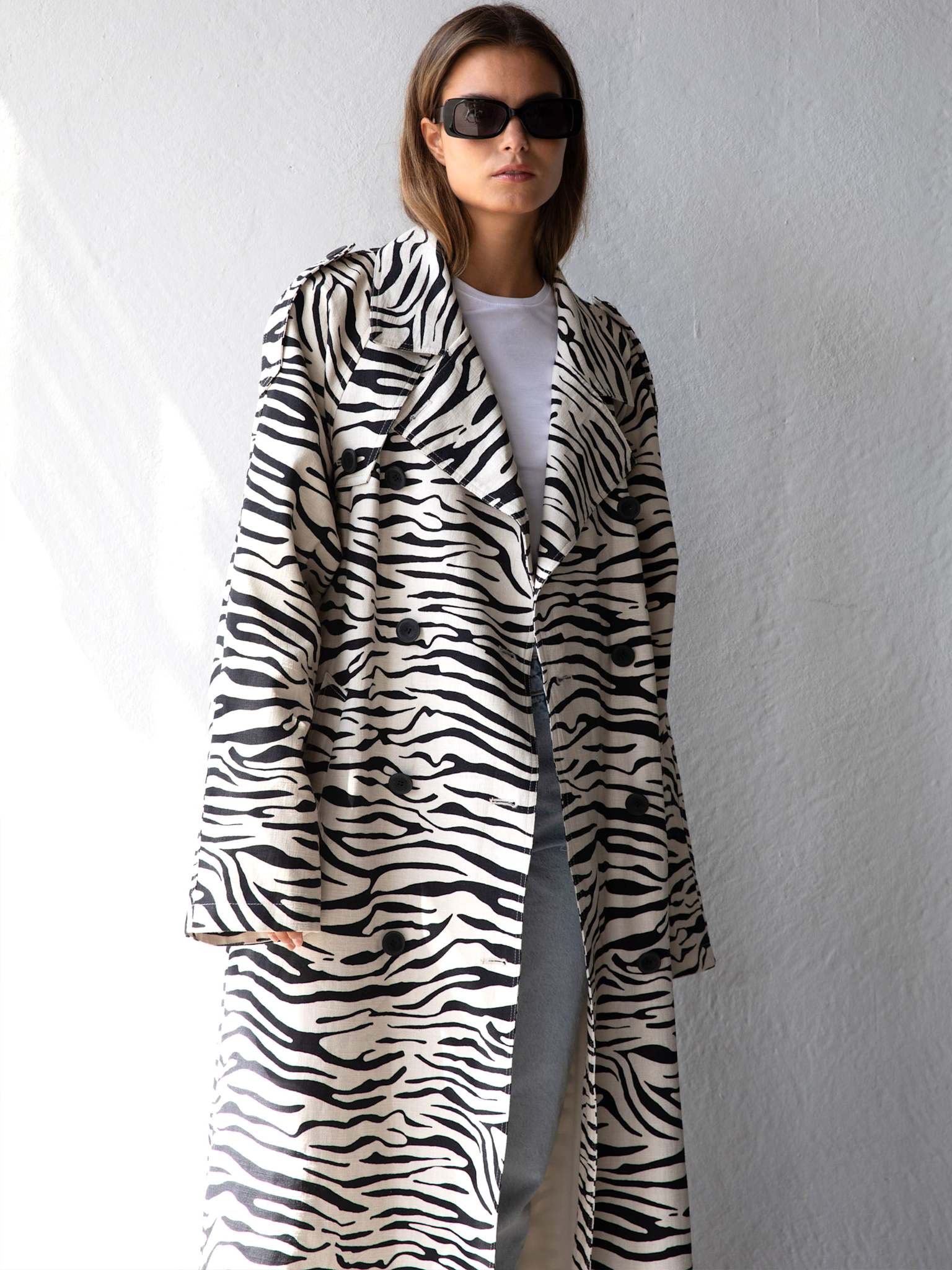 キ*キ様 イエナ　　ギャザーBZ Crazy Obsession Zebra Midi Dress - Beige/Brown | Fashion Nova