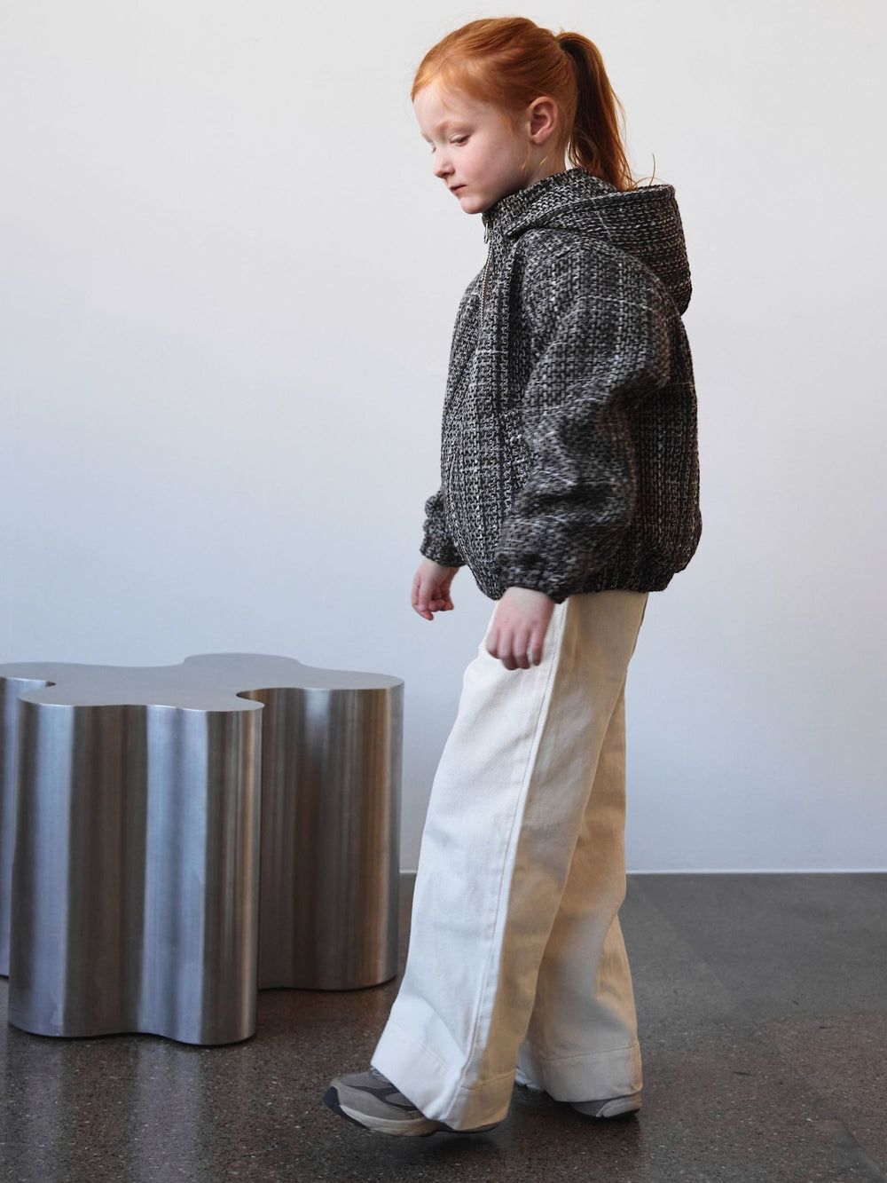 MILA KIDS JACKET - CHECKED