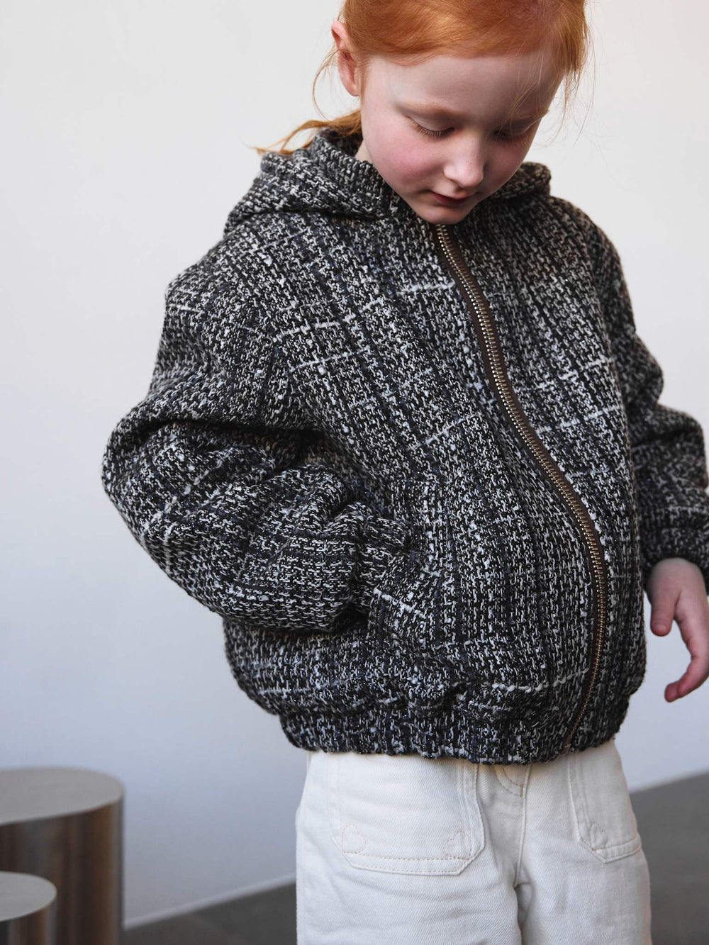 MILA KIDS JACKET - CHECKED