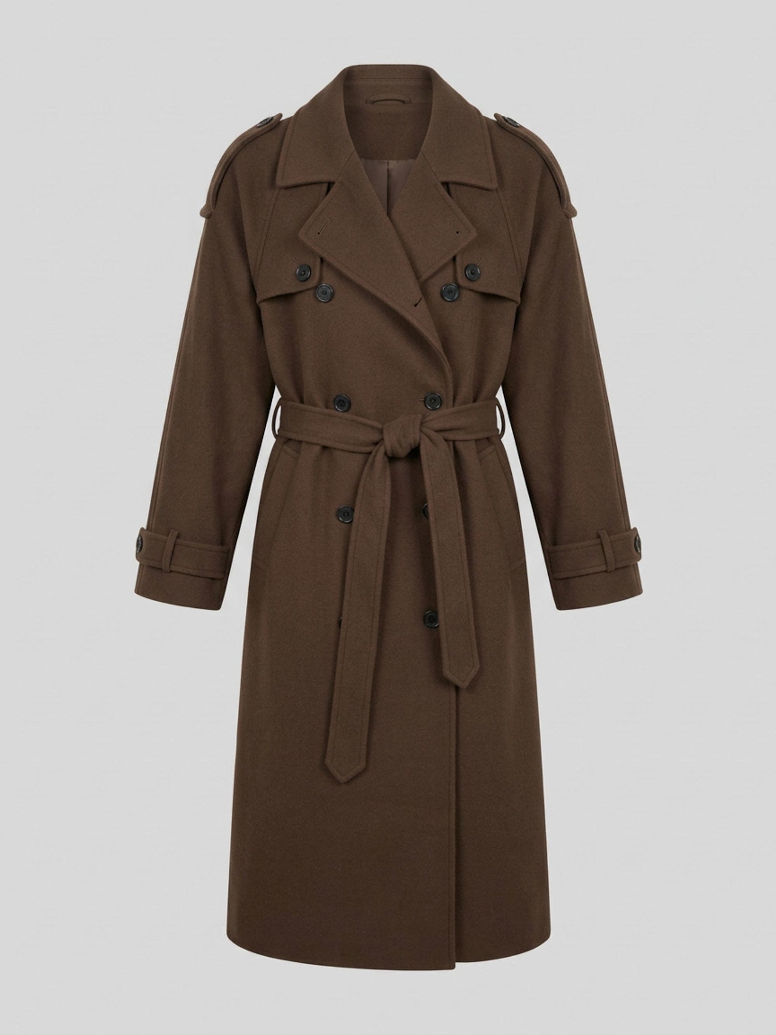 新品 doublet WOOD YARN TRENCH COAT 希少 Women's Trench coat in overdirt denim | Brown | Diesel