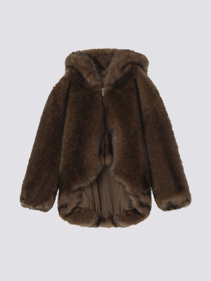 WILMA JACKET - DARK BROWN