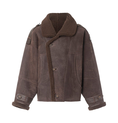 ZOE JACKET - DARK BROWN