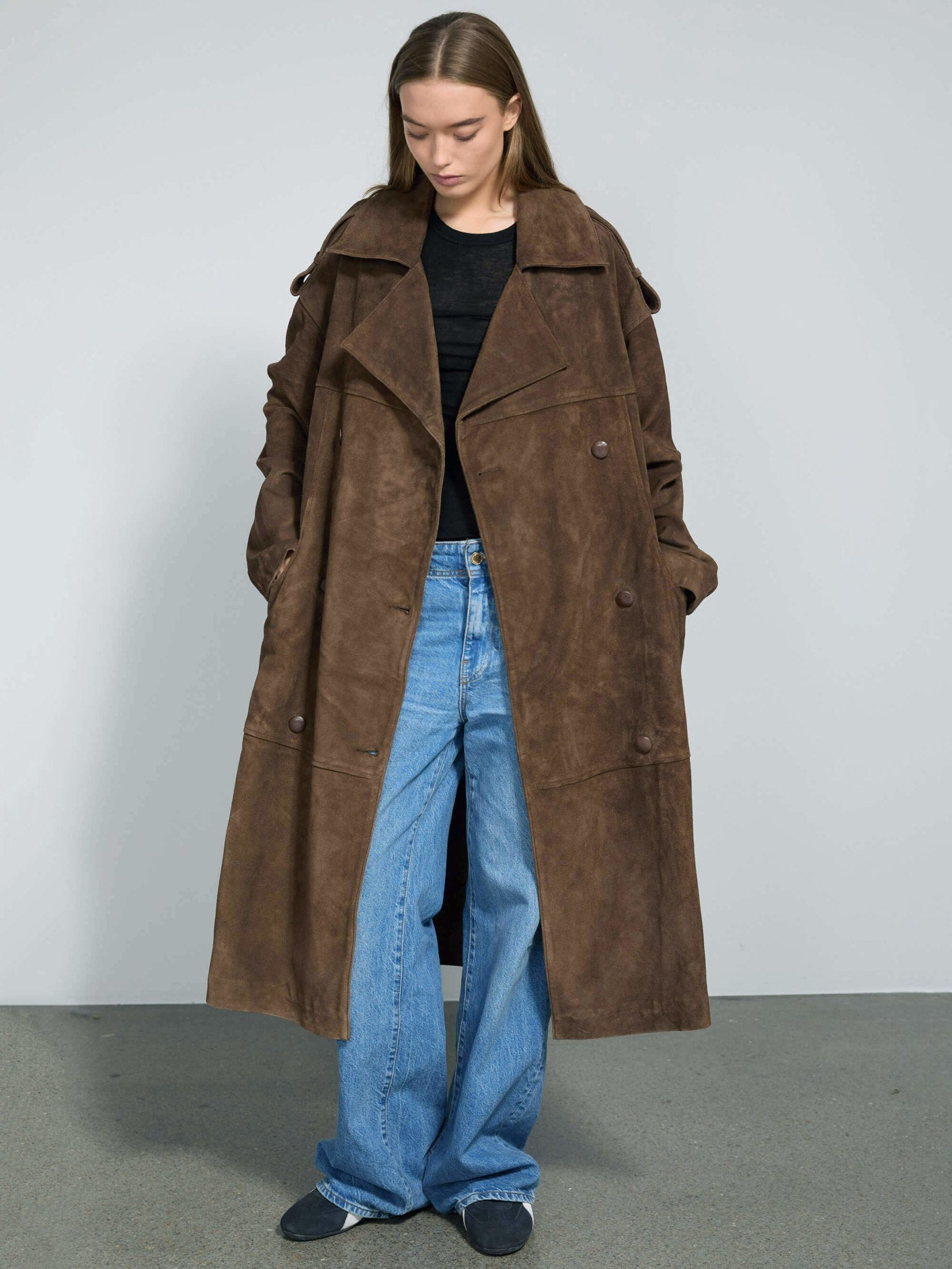 DAKOTA SUEDE COAT - Main Image