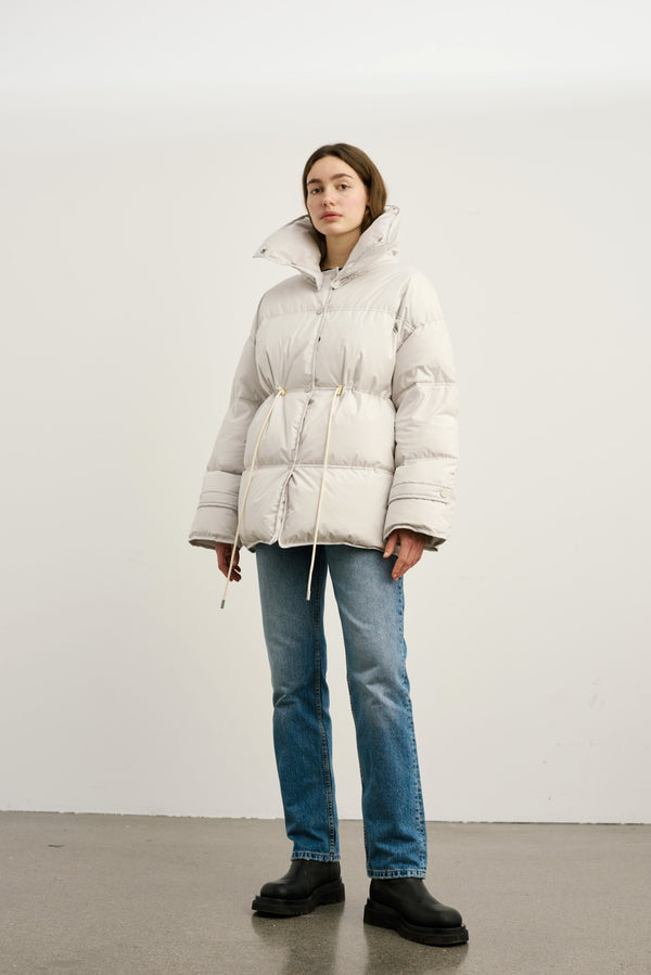 LULU DOWN JACKET - GREY
