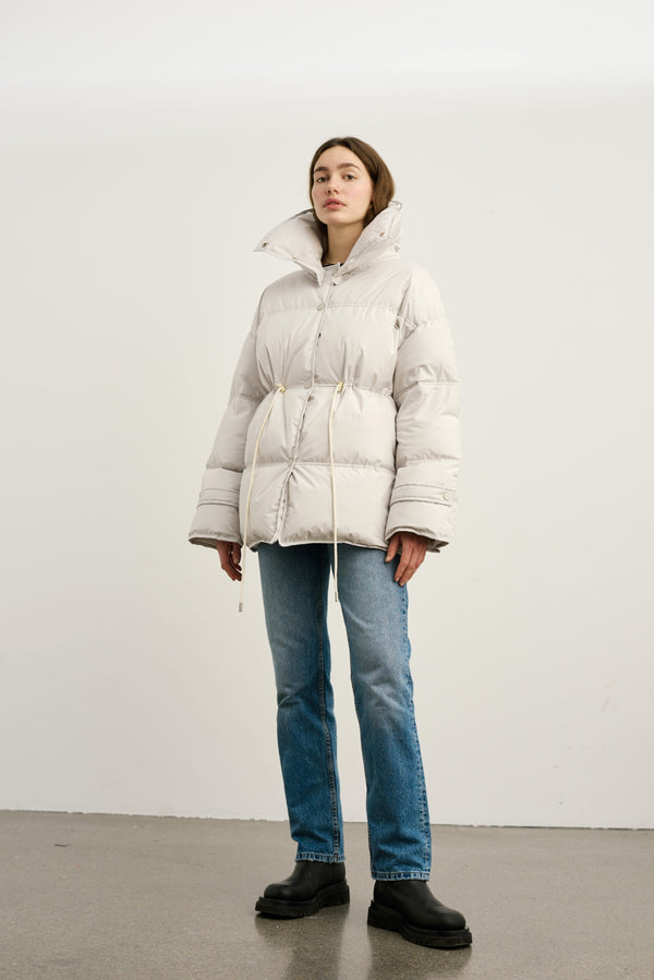 LULU DOWN JACKET - GREY