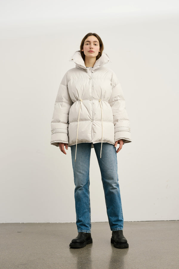 LULU DOWN JACKET - GREY
