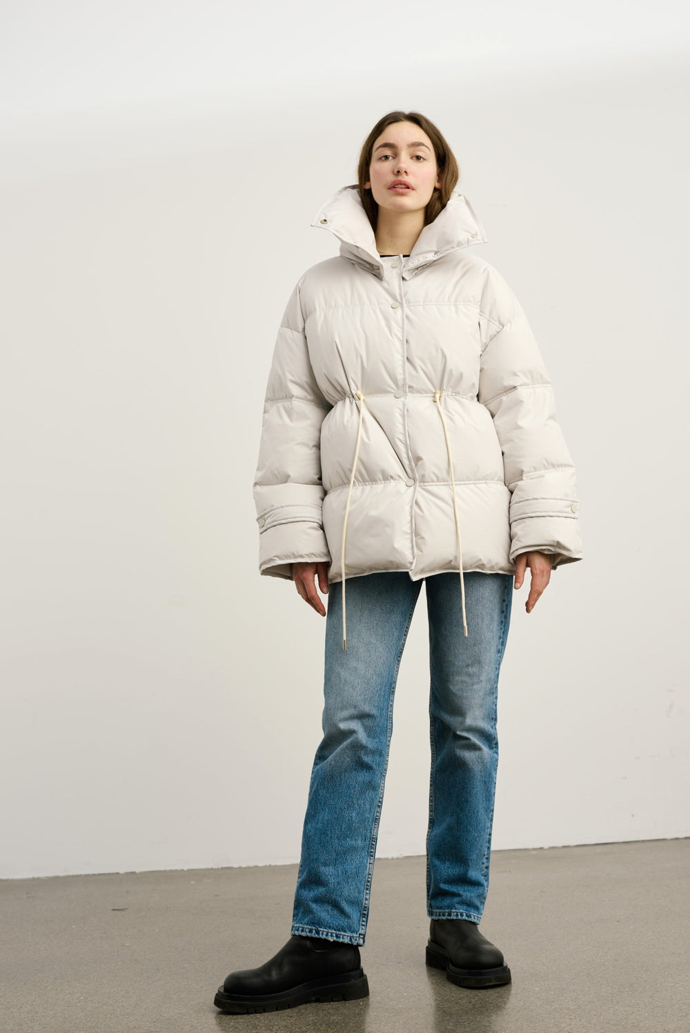 LULU DOWN JACKET - GREY