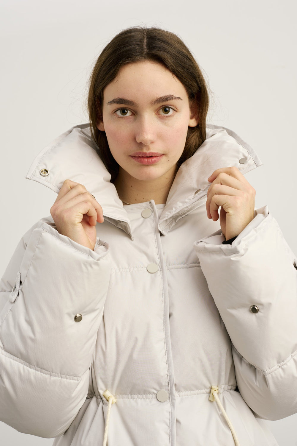 LULU DOWN JACKET - GREY