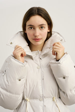 LULU DOWN JACKET - GREY