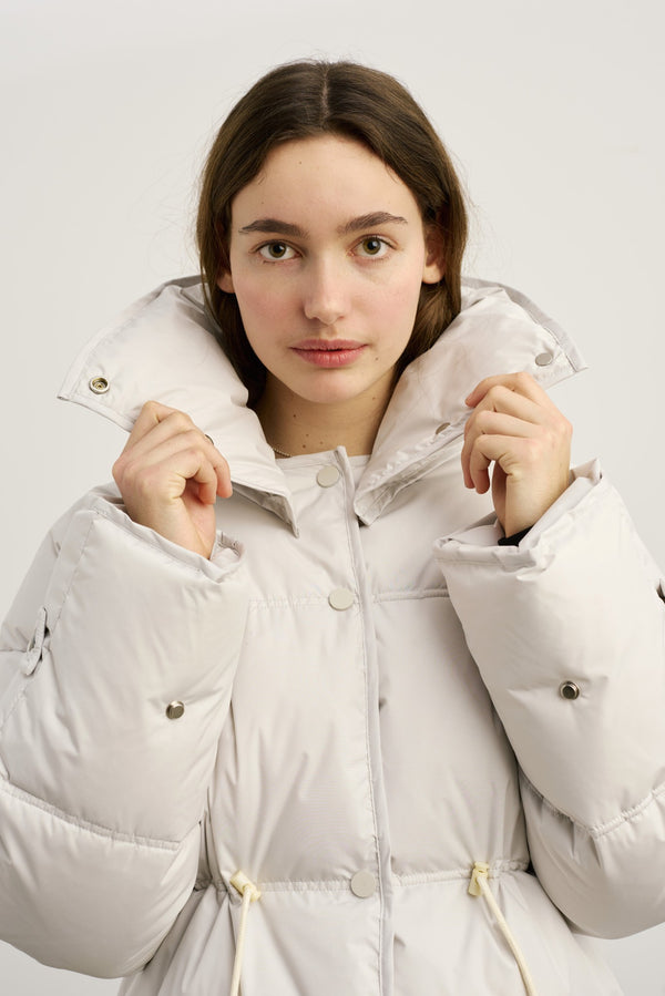 LULU DOWN JACKET - GREY