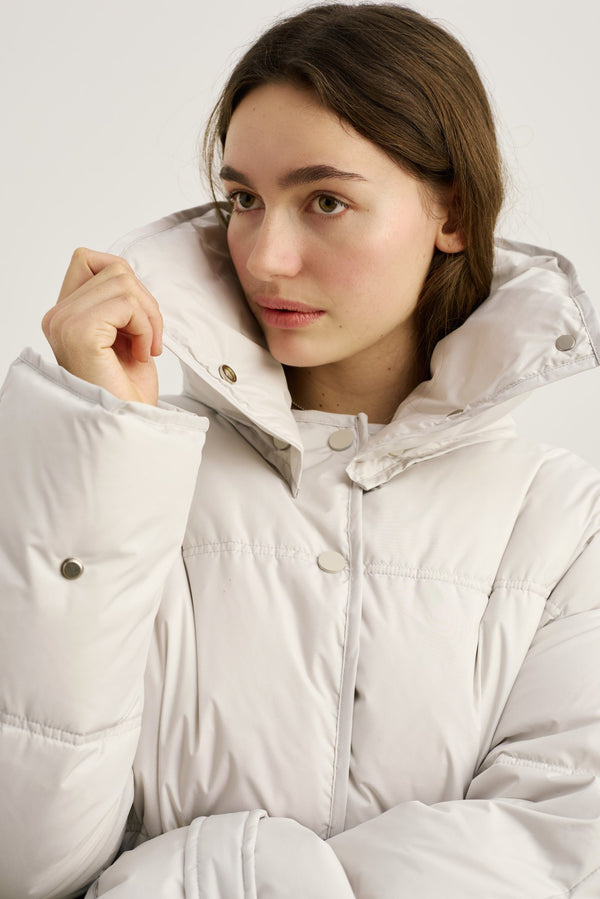 LULU DOWN JACKET - GREY