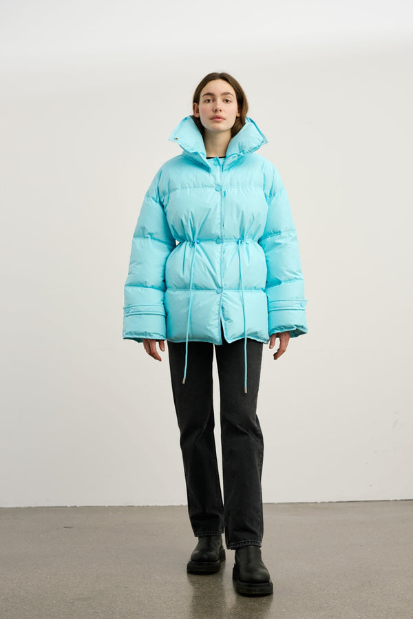 LULU DOWN JACKET - BABYBLUE