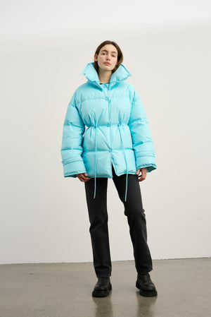 LULU DOWN JACKET - BABYBLUE