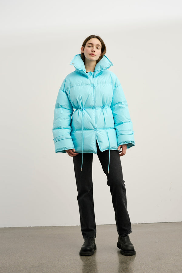 LULU DOWN JACKET - BABYBLUE