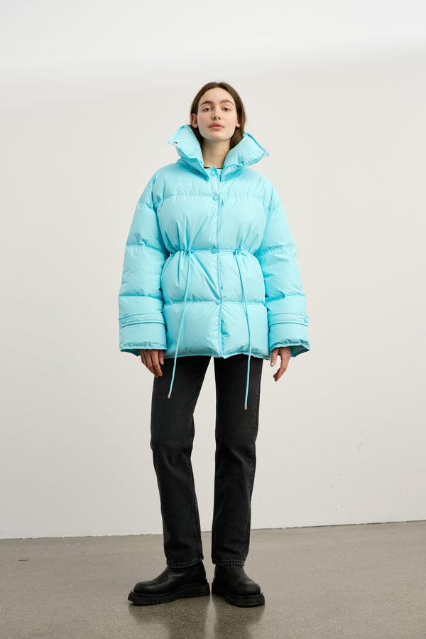 LULU DOWN JACKET - BABYBLUE