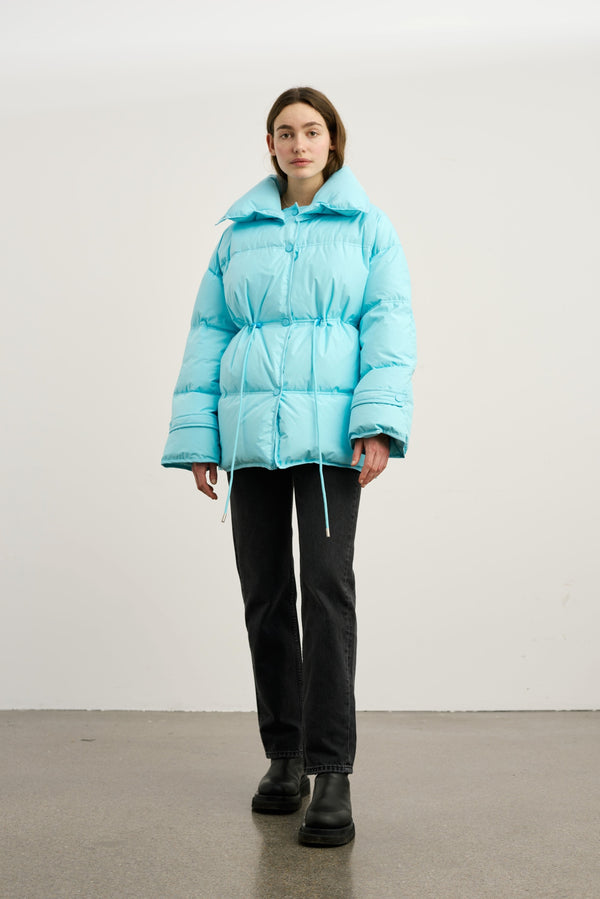 LULU DOWN JACKET - BABYBLUE