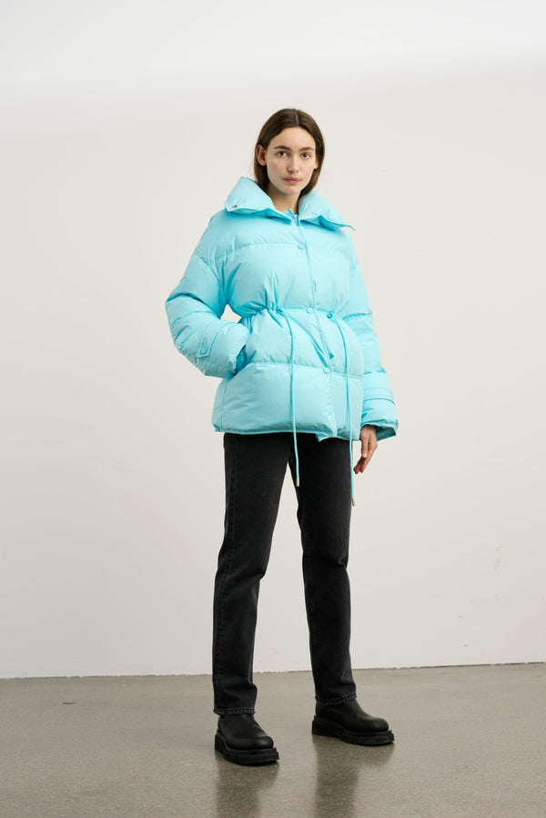 LULU DOWN JACKET - BABYBLUE