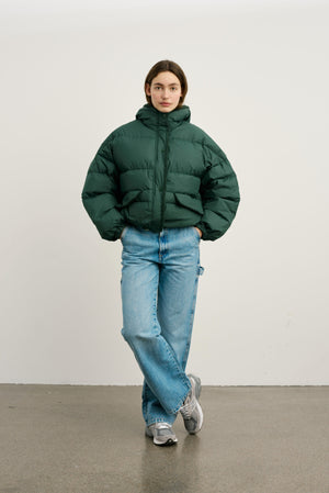 ELLA JACKET - DUSTY GREEN
