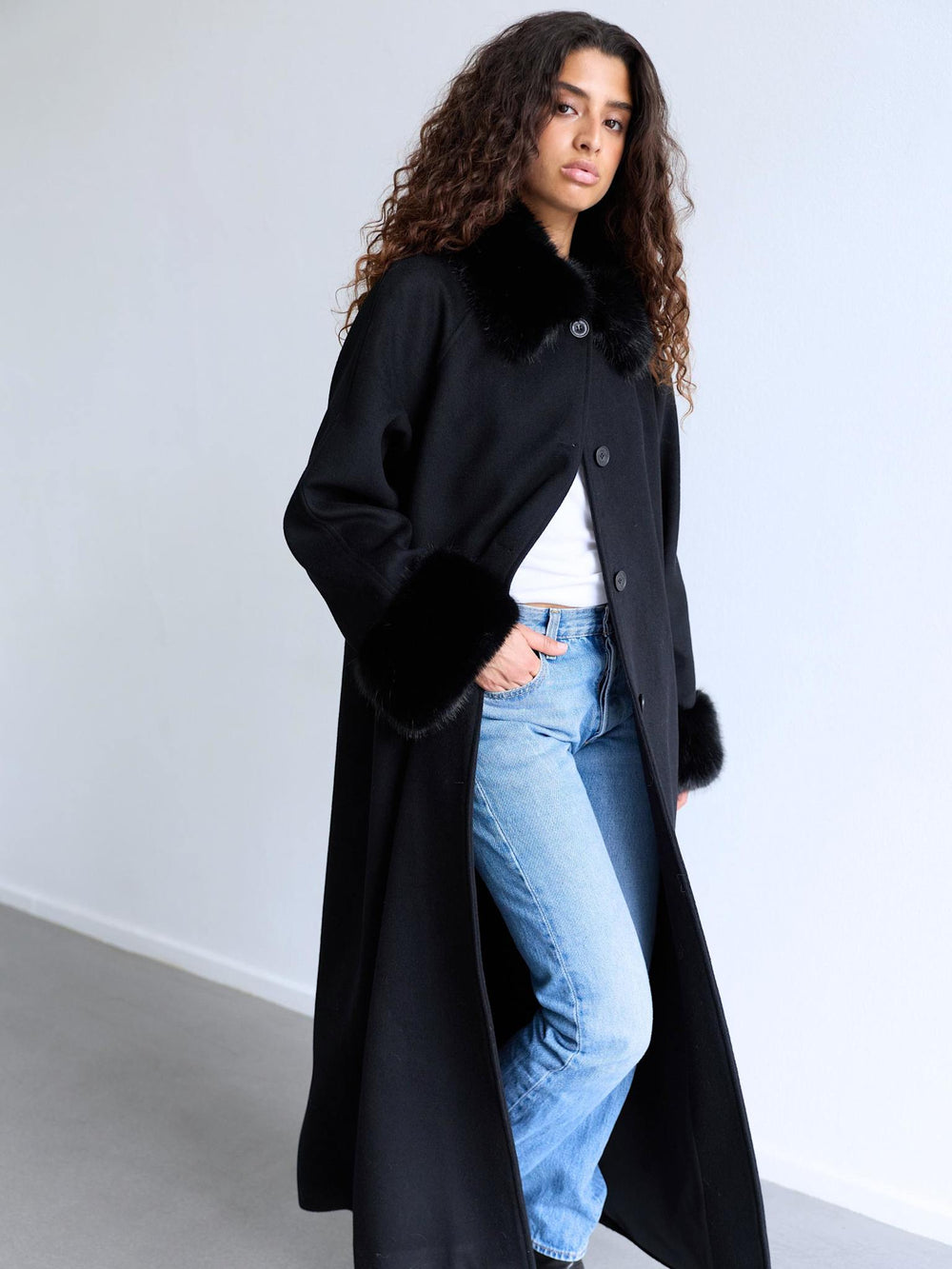 SAKO COAT - BLACK