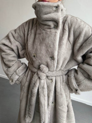ATLAS COAT - LIGHT GREY