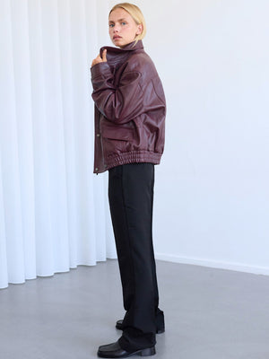 INDIE JACKET - DARK BURGUNDY
