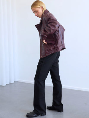 INDIE JACKET - DARK BURGUNDY