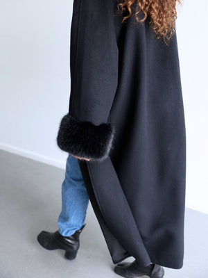 SAKO COAT - BLACK