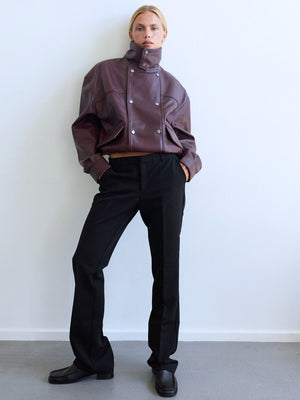 INDIE JACKET - DARK BURGUNDY