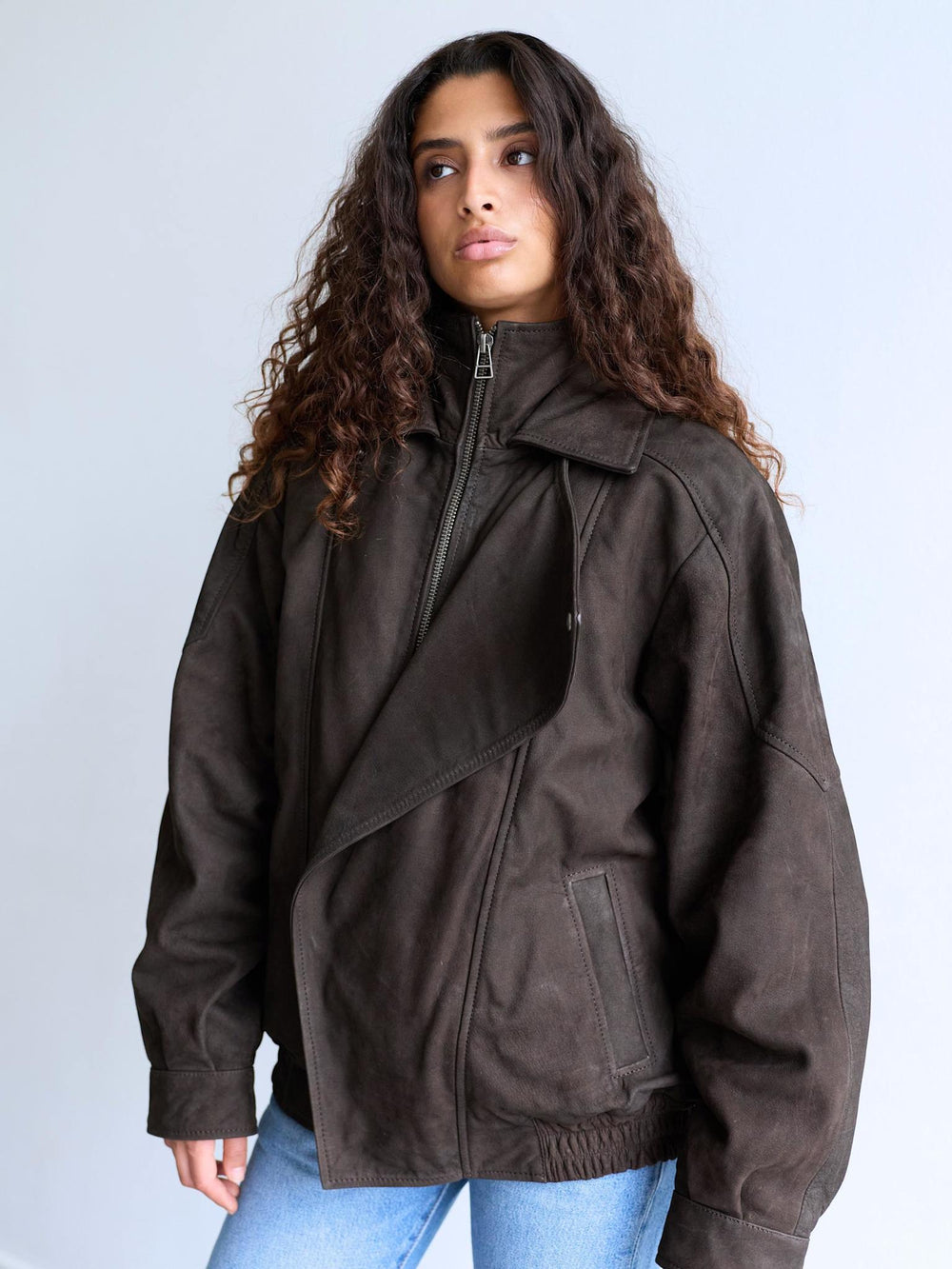 PARKER JACKET - BROWN NUBUCK