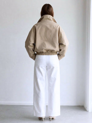 EZREN BOMBER JACKET - BEIGE