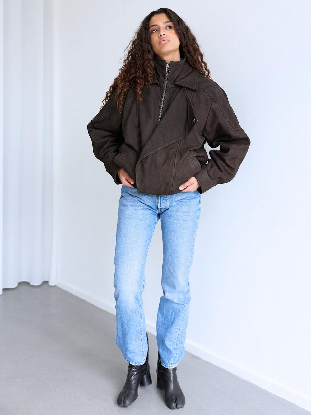 PARKER JACKET - BROWN NUBUCK