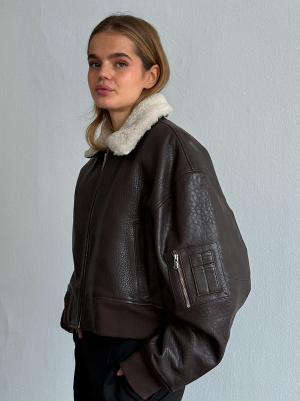 ESTELLE JACKET - BROWN