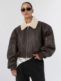 ESTELLE JACKET - BROWN