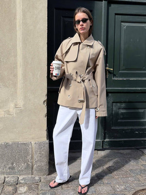 HEATHER TRENCH JACKET - BEIGE