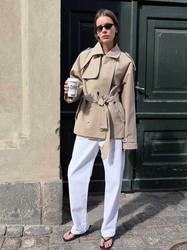 HEATHER TRENCH JACKET - BEIGE