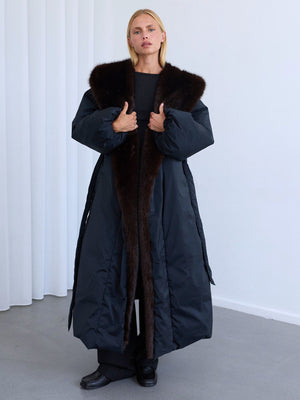 SOPHIA PUFFER COAT - BLACK