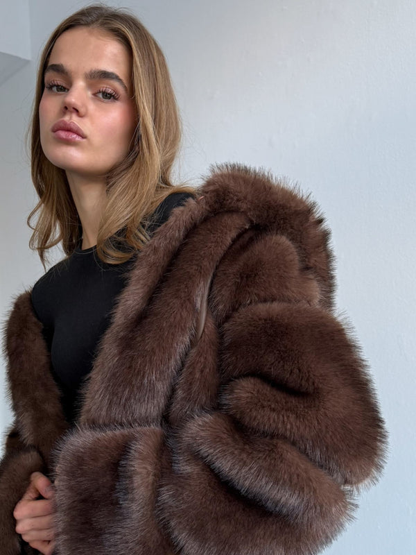 CASEY JACKET - BROWN