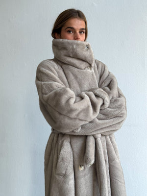 ATLAS COAT - LIGHT GREY