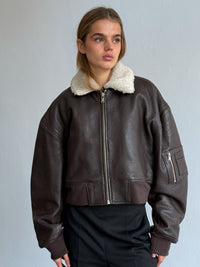 ESTELLE JACKET - BROWN