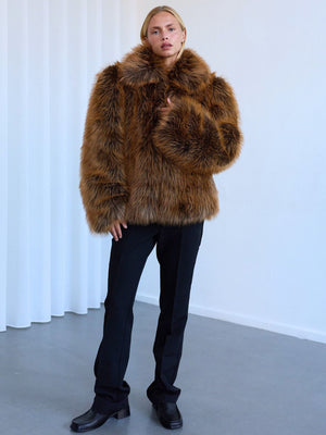 RUMI JACKET - BROWN