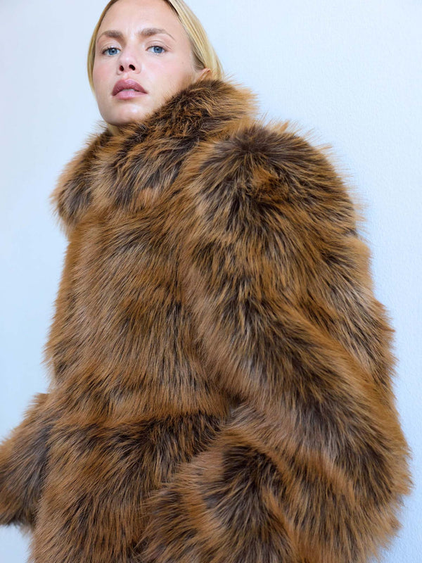 RUMI JACKET - BROWN