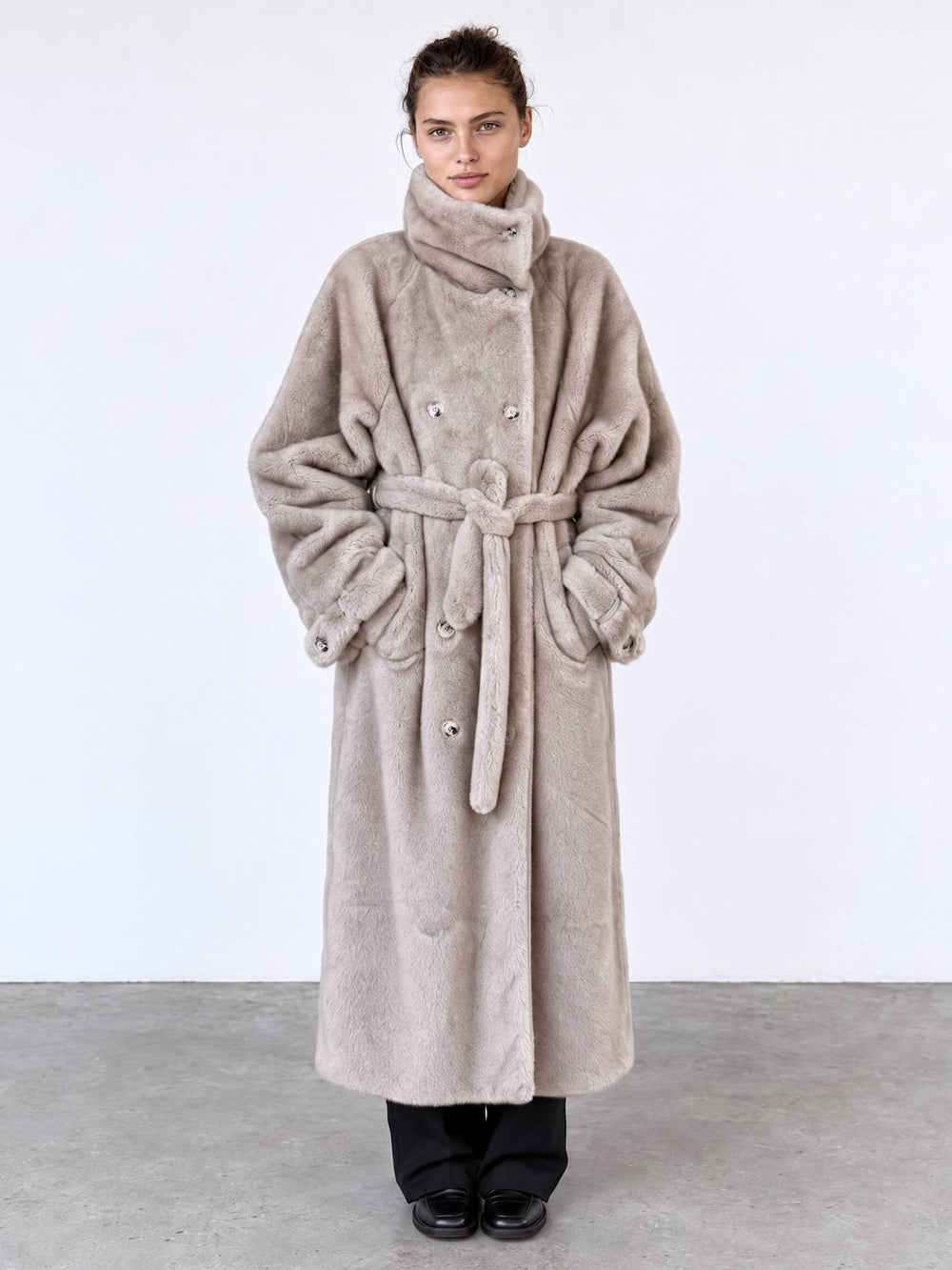 ATLAS COAT - LIGHT GREY