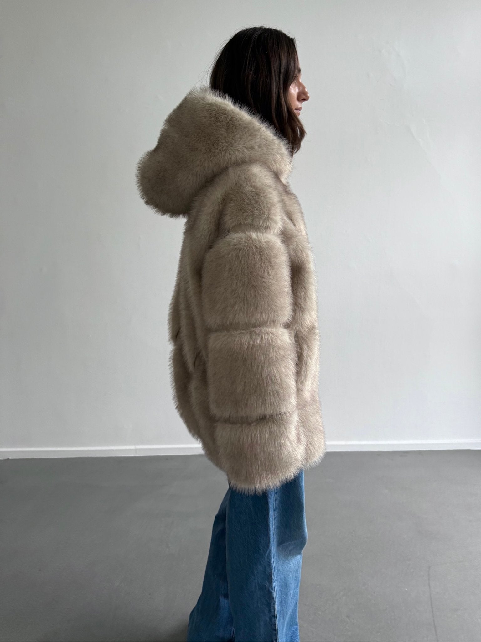 ☆ミノ CASEY CASEY ベージュ フード付き モッズコート CASEY JACKET - BEIGE