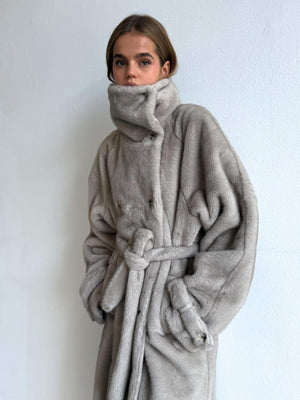 ATLAS COAT - LIGHT GREY