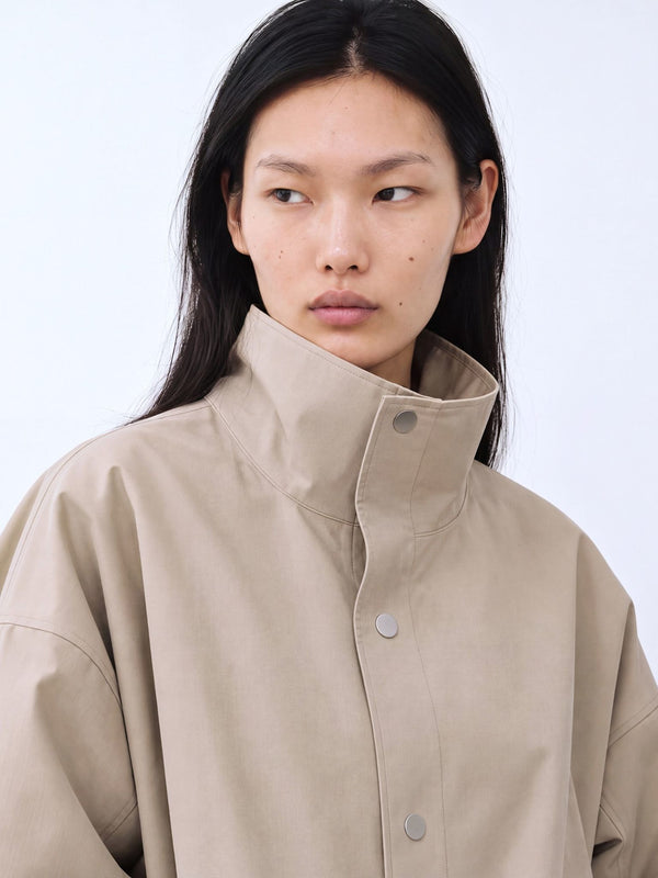 EZREN BOMBER JACKET - BEIGE