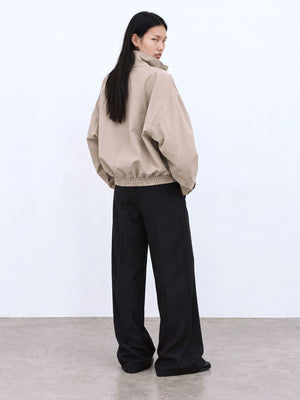 EZREN BOMBER JACKET - BEIGE