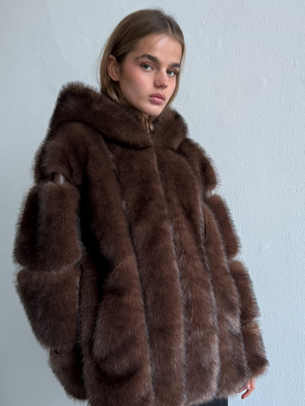 CASEY JACKET - BROWN