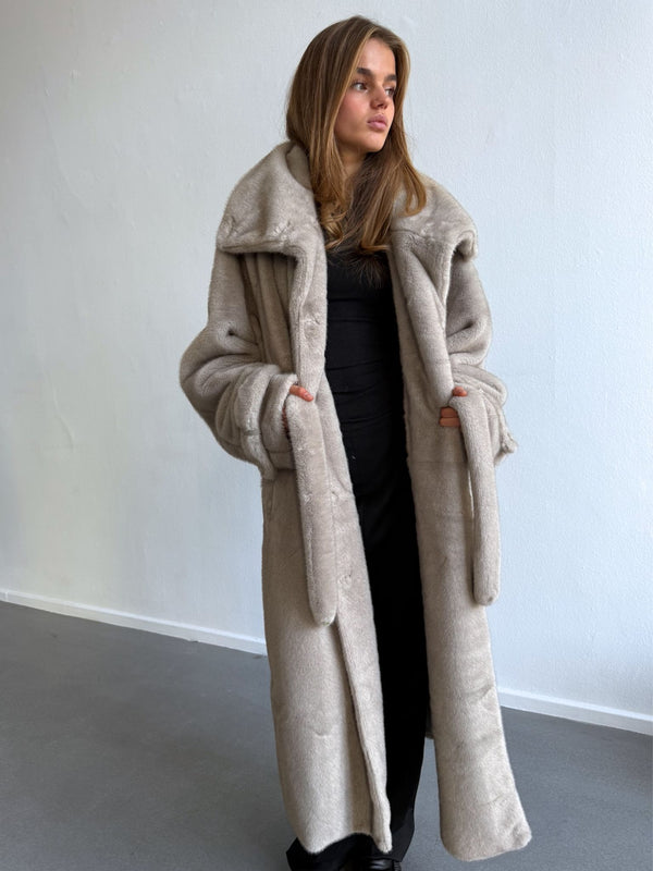 ATLAS COAT - LIGHT GREY