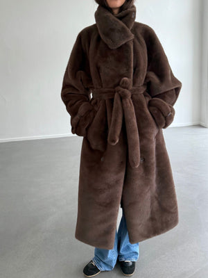 ATLAS COAT - BROWN