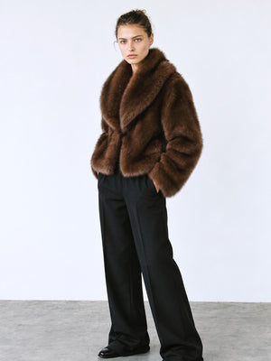 KATHA JACKET - BROWN